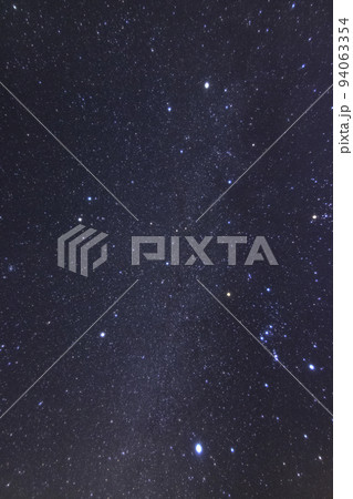 冬の星空 オリオン座冬の大三角冬のダイヤモンド 冬の星空 オリオン座冬の大三角冬のダイヤモンド 94063354
