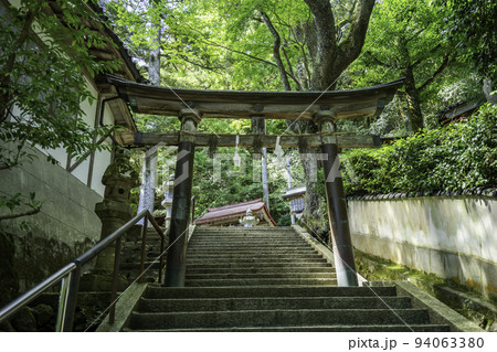 栗渓神社　鳥居　鳥取県鳥取市 94063380