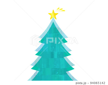 シンプルなクリスマスツリーのイラスト素材 シンプルなクリスマスツリーのイラスト素材 94065142