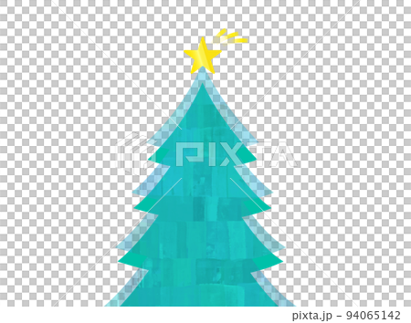 シンプルなクリスマスツリーのイラスト素材 シンプルなクリスマスツリーのイラスト素材 94065142