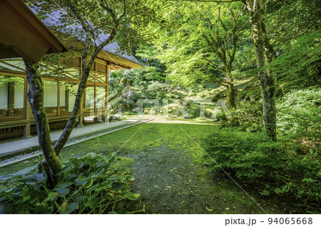 三徳山三佛寺　正善院　庭園　鳥取県三朝町 94065668