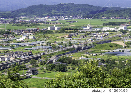 山陰自動車道　はわいIC周辺　鳥取県湯梨浜町 94069196