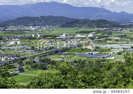 山陰自動車道　はわいIC周辺　鳥取県湯梨浜町 94069197