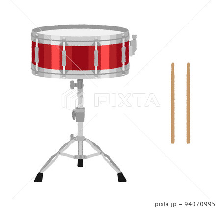 スネアドラム・小太鼓のイラスト 94070995