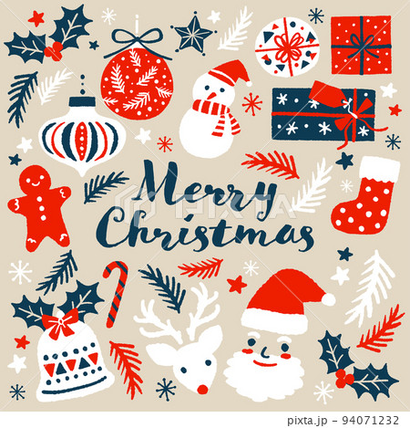 クリスマスのアイコンイラスト 94071232