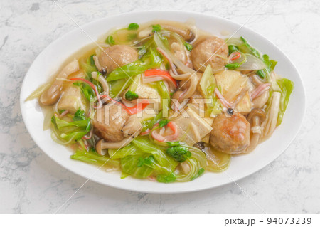 肉団子と豆腐の野菜餡かけ 肉団子と豆腐の野菜餡かけ 94073239