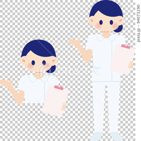 Illustration of a female nurse 94073290