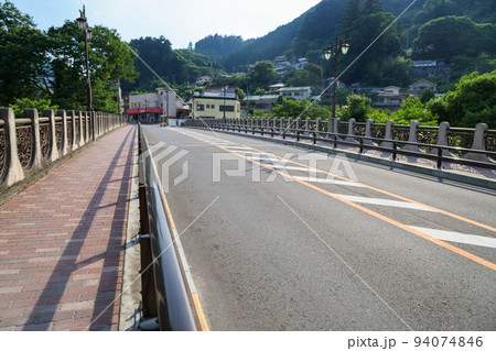 東京都 奥多摩町 夏 氷川大橋 東京都 奥多摩町 夏 氷川大橋 94074846