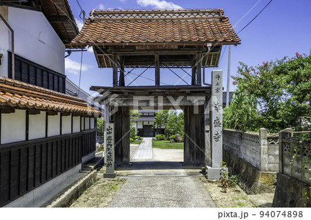 鹿野　幸盛寺　鐘楼門　鳥取県鳥取市 94074898