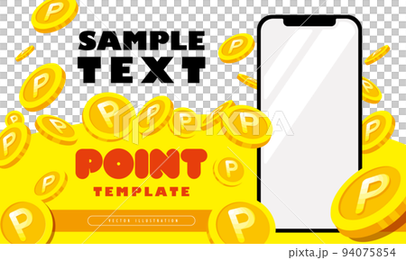 Point and smartphone template Point and smartphone template 94075854