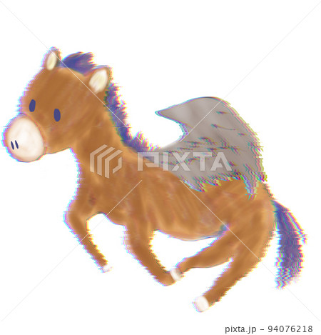 羽の生えた。かわいい馬 羽の生えた。かわいい馬 94076218