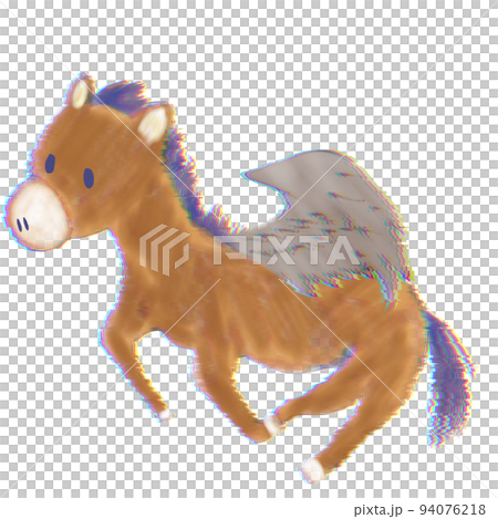 羽の生えた。かわいい馬 羽の生えた。かわいい馬 94076218