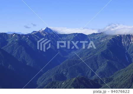 立山から望む槍ヶ岳方面 富山 立山から望む槍ヶ岳方面 富山 94076622