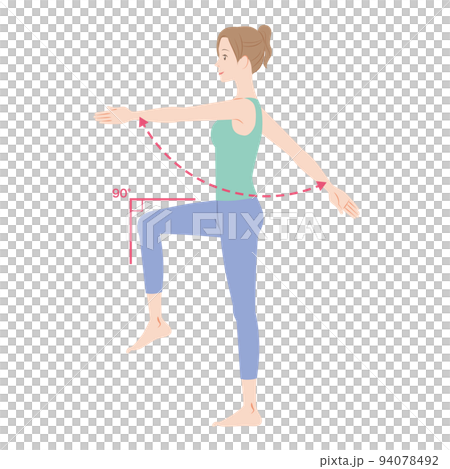 woman stepping 94078492