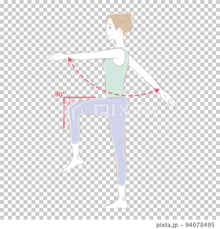 woman stepping 94078495