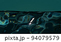 Abstract design of water split line with underwater. 3D rendering 94079579