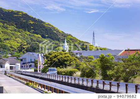 奈留島の風景　カトリック奈留教会周辺 94079682