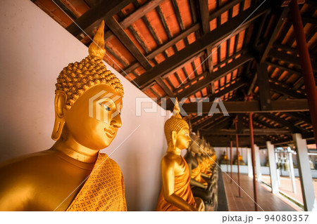 The famous temple Phra That Sawi, one of travel destinations in Chumphon, Thailand. The famous temple Phra That Sawi, one of travel destinations in Chumphon, Thailand. 94080357