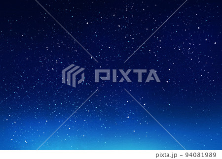 背景素材_水彩テクスチャ_夜空 94081989