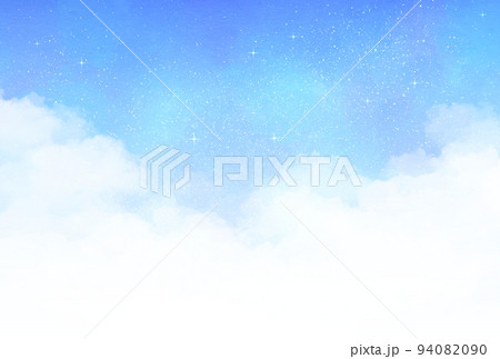 背景素材_水彩テクスチャ_空 94082090
