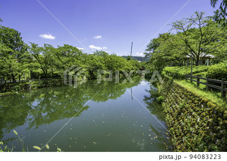 鹿野　鹿野城址　内堀　鳥取県鳥取市 94083223