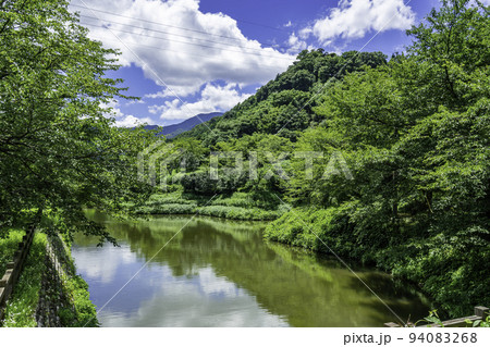 鹿野 鹿野城址 薬研堀 鳥取県鳥取市 鹿野 鹿野城址 薬研堀 鳥取県鳥取市 94083268