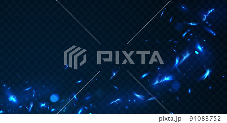 blue virtual flame design vector illustration 94083752