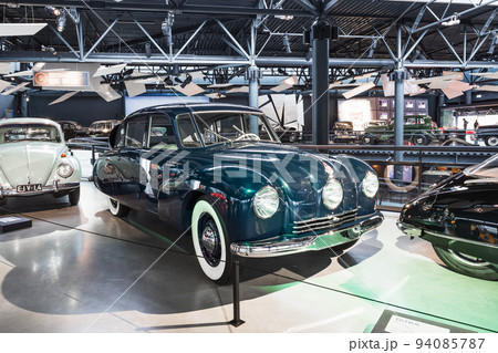 Tatra 87 - Classic retro car. Riga motor museum. Riga, Latvia, 17 August 2022 Tatra 87 - Classic retro car. Riga motor museum. Riga, Latvia, 17 August 2022 94085787