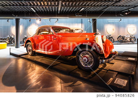 Mercedes-Benz 320 - Classic retro car. Riga motor museum. Riga, Latvia, 17 August 2022 94085826