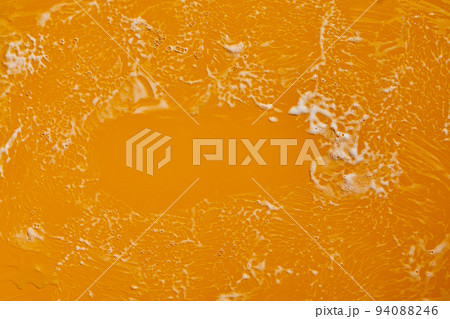 Texture of white soap foam with bubbles abstract background 94088246