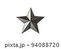 銀色の星形の立体 94088720