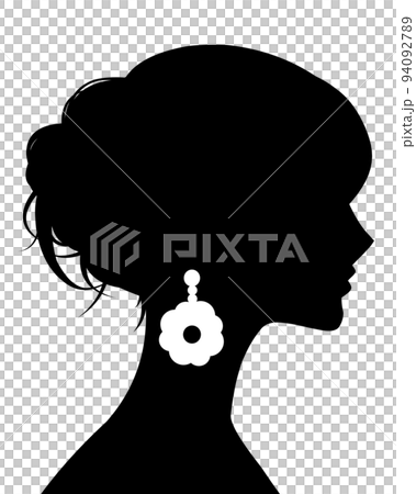 女人的輪廓剪影 94092789