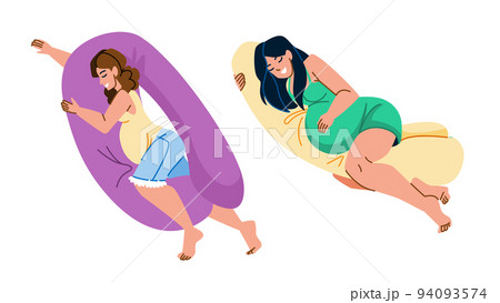 pregnancy pillow vector 94093574