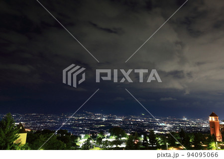 笛吹川フルーツ公園から見た夜景 笛吹川フルーツ公園から見た夜景 94095066