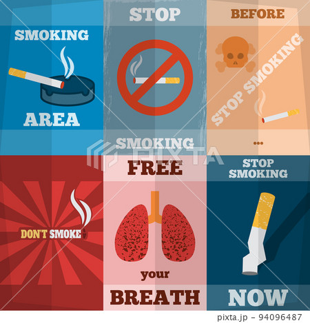 Smoking Mini Poster Set 94096487