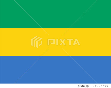 世界の国旗、ガボン 94097755