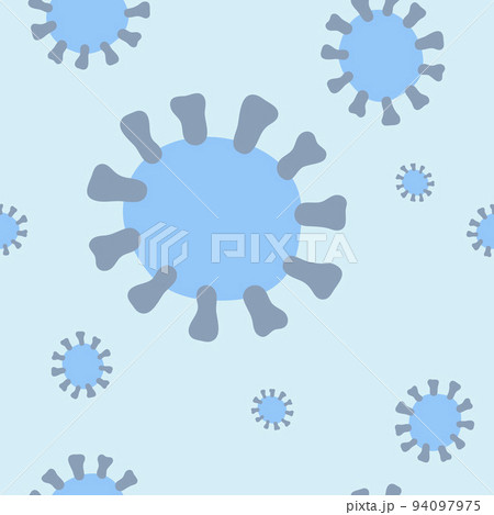 Seamless Coronavirus vector pattern Seamless Coronavirus vector pattern 94097975