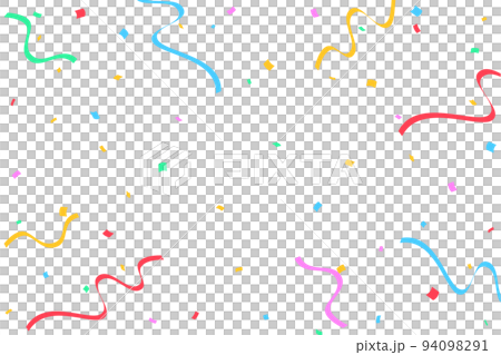 從中心飛來的彩色五彩紙屑背景插圖 從中心飛來的彩色五彩紙屑背景插圖 94098291