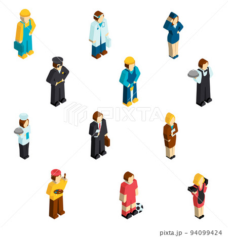 Avatar Profession Isometric Avatar Profession Isometric 94099424