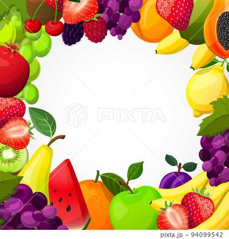 Fruits Frame Template Fruits Frame Template 94099542