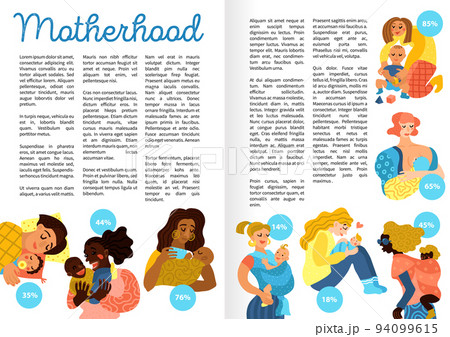 Motherhood Hand Drawn Infographics 94099615