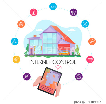 Smart House Flat Concept 94099649