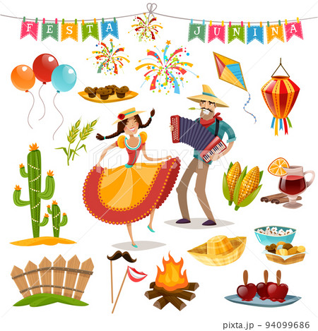 Festa Junina Icon Set 94099686