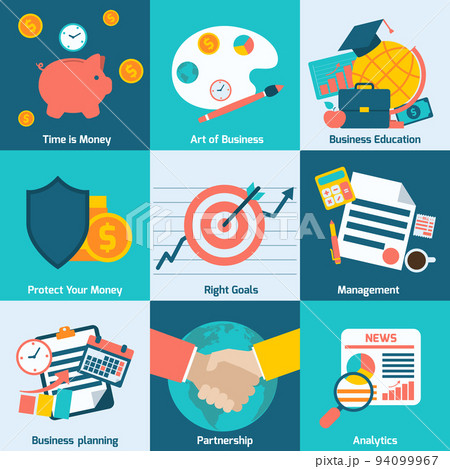 Business concept set 94099967