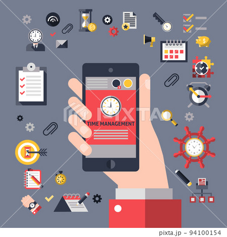 Mobile time management 94100154