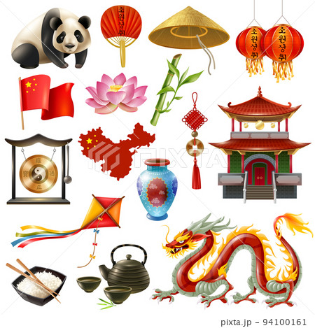 China Travel Icon Set 94100161
