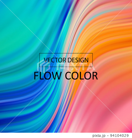Colorful wavy pattern for backgrounds and design. eps 10 94104029