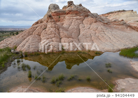 バーミリオン・クリフス国定公園のホワイト・ポケット（アリゾナ州、アメリカ） 94104449