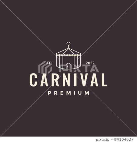 carnival tent circus hipster logo carnival tent circus hipster logo 94104627