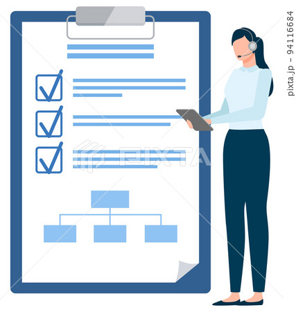 Worker and Goals, International Business Vector 94116684